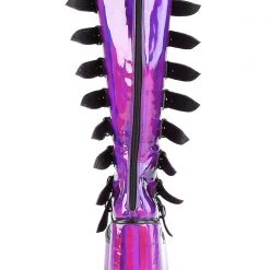 Demonia Technolyze Holographic Platform Boots