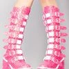 Demonia Sugar Rush UV Reactive Platform Boots