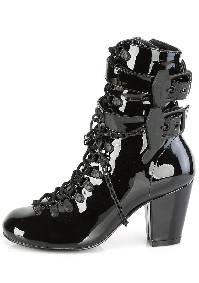 Demonia Final Service Ankle Boots 8 Demonia Final Service Ankle Boots