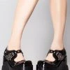 Demonia Kiss Of Death Platform Wedge Heel
