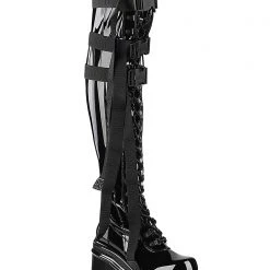 Demonia Shoes Corpo Killer Thigh High Platform Boots 9 Demonia Shoes Corpo Killer Thigh High Platform Boots