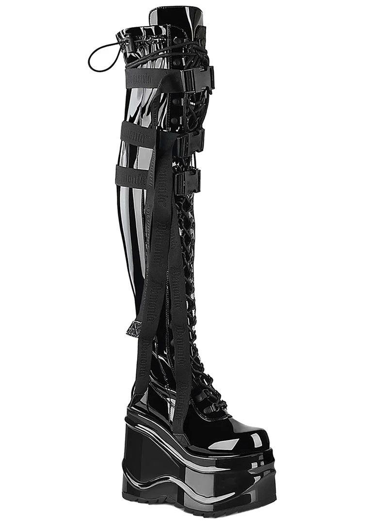 Demonia Shoes Corpo Killer Thigh High Platform Boots 6 Demonia Shoes Corpo Killer Thigh High Platform Boots