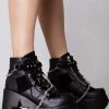 Demonia Dark Voodoo Platform Boots