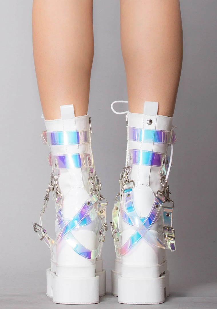 Demonia Cheat Code Platform Boots Shoes