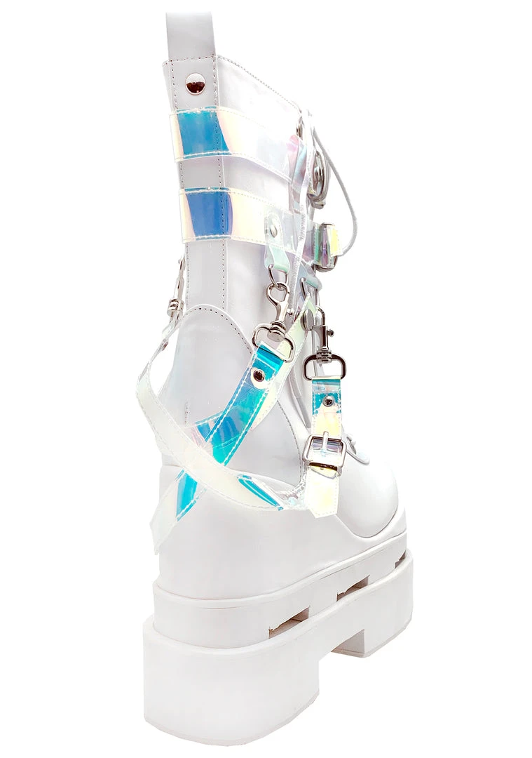 Demonia Cheat Code Platform Boots Shoes