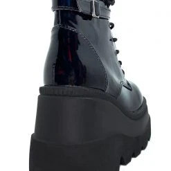 Demonia Shaker Hologram Platform Boots In Black Shoes 15 Demonia Shaker Hologram Platform Boots In Black Shoes