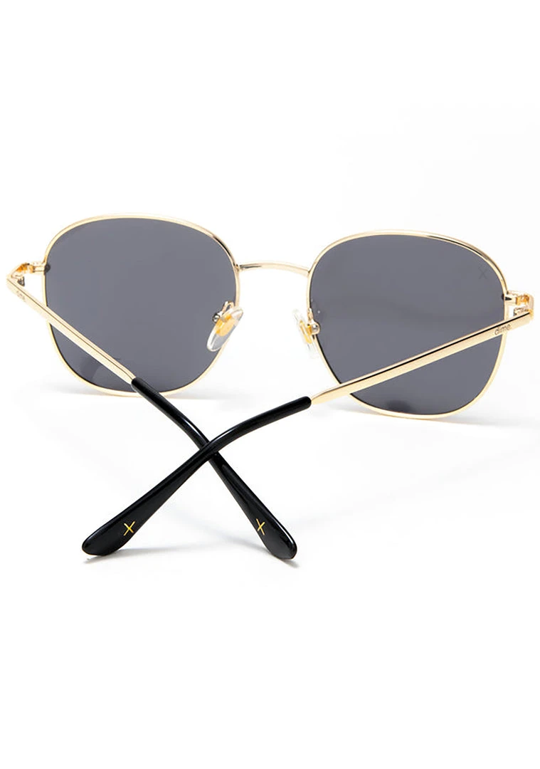 Dime Optics New Avalon Sunglasses In Matte Gold/Grey 6 Dime Optics New Avalon Sunglasses In Matte Gold/Grey