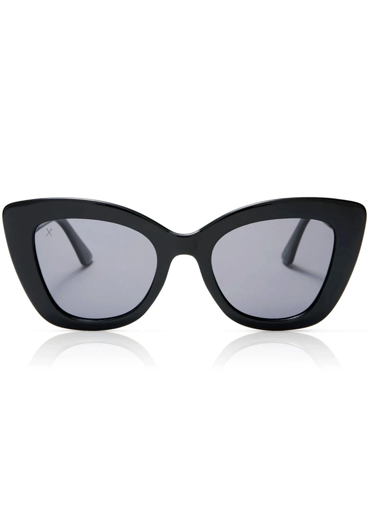 Dime Optics Beverly Sunglasses In Black/Grey The Great Fantastic 4 Dime Optics Beverly Sunglasses In Black/Grey The Great Fantastic