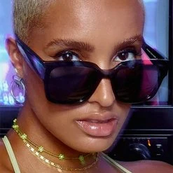 Dime Optics The Great Fantastic Brea Sunglasses In Black/Grey