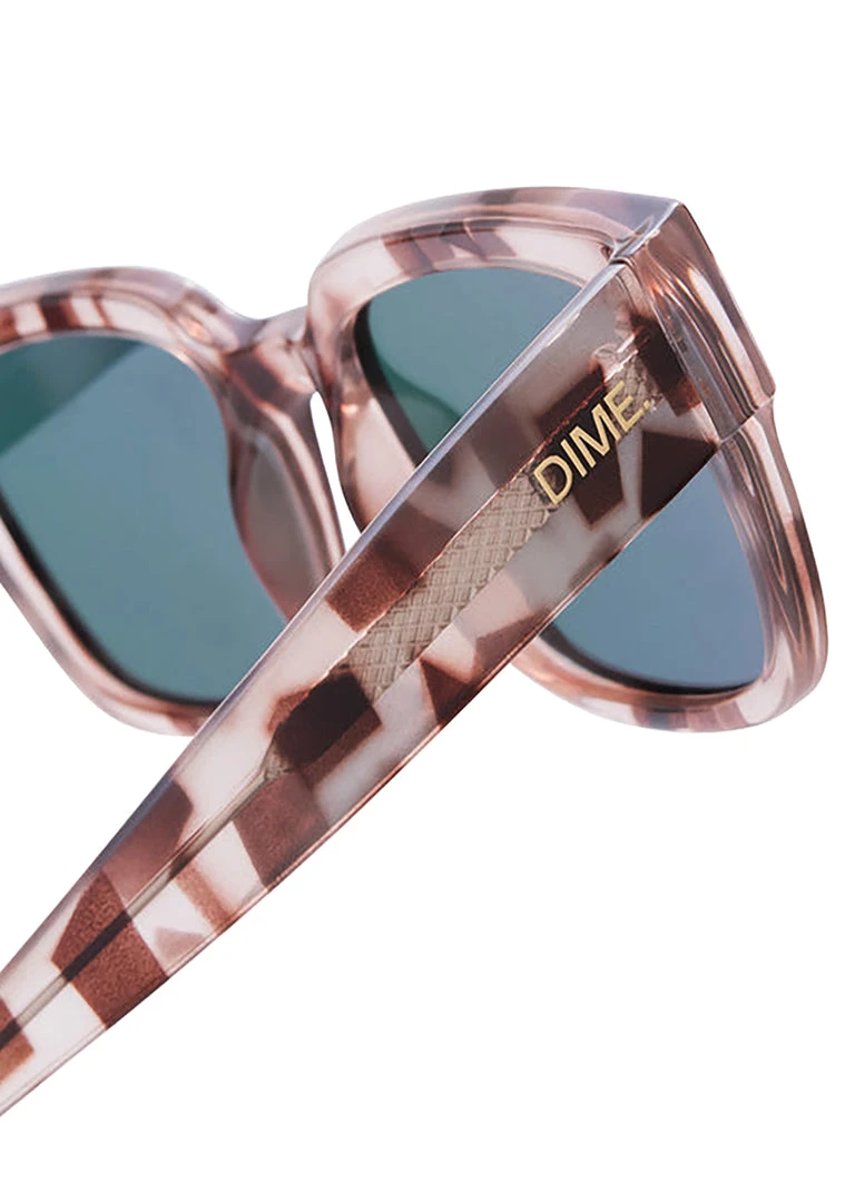 Dime Optics Brea Sunglasses In Light Tortoise/Pink Mirror 7 Dime Optics Brea Sunglasses In Light Tortoise/Pink Mirror