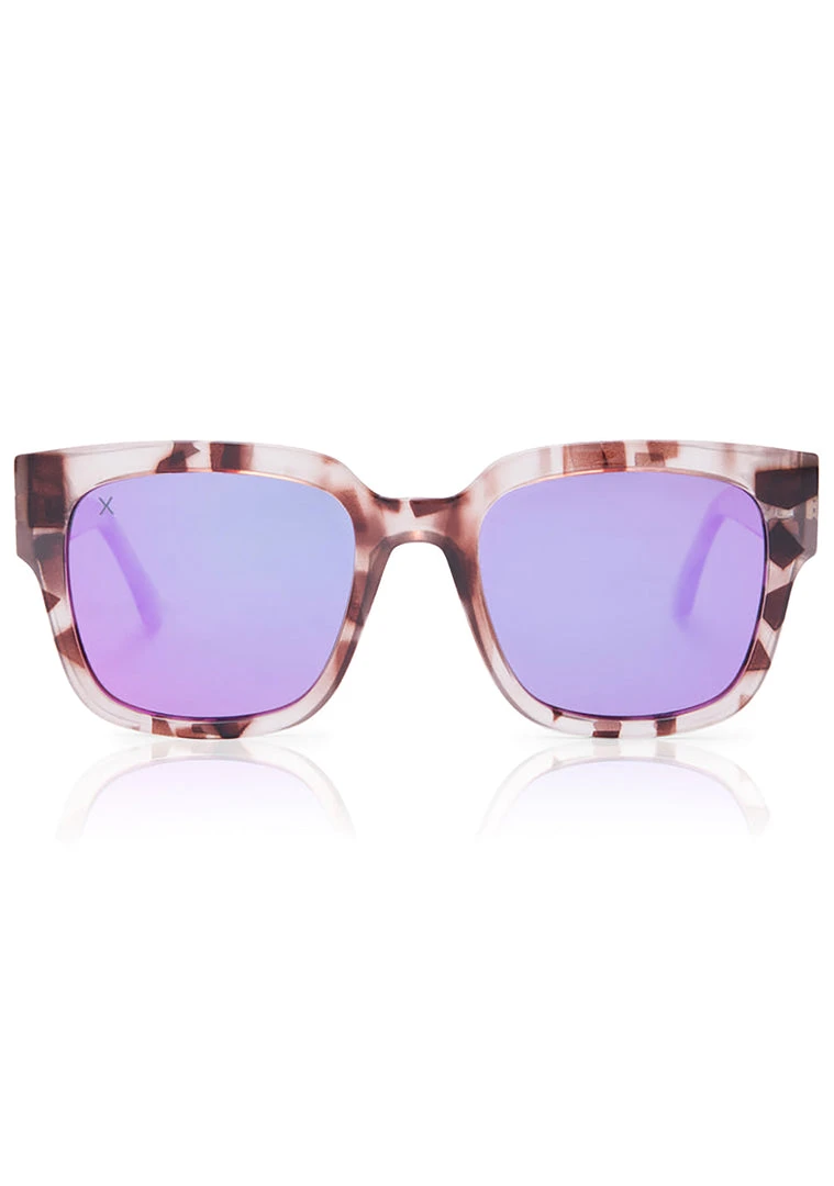 Dime Optics Brea Sunglasses In Light Tortoise/Pink Mirror 5 Dime Optics Brea Sunglasses In Light Tortoise/Pink Mirror