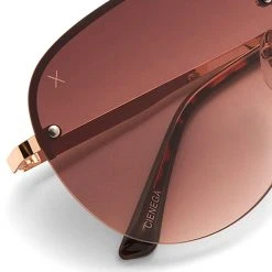 Dime Optics Cienega Sunglasses In Gold/Brown 8 Dime Optics Cienega Sunglasses In Gold/Brown