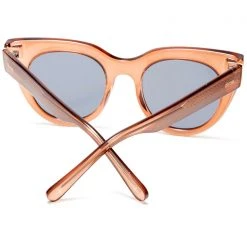 Dime Optics Rumors Sunglasses In Taupe Crystal/Beige Mirror 10 Dime Optics Rumors Sunglasses In Taupe Crystal/Beige Mirror