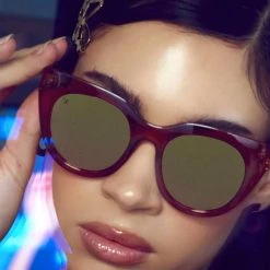 Dime Optics Rumors Sunglasses In Taupe Crystal/Beige Mirror 13 Dime Optics Rumors Sunglasses In Taupe Crystal/Beige Mirror