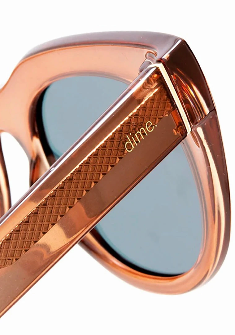 Dime Optics Rumors Sunglasses In Taupe Crystal/Beige Mirror 7 Dime Optics Rumors Sunglasses In Taupe Crystal/Beige Mirror