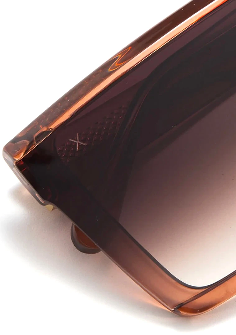 Dime Optics The Great Fantastic Unlocked Sunglasses In Taupe Crystal/Brown Gradient 5 Dime Optics The Great Fantastic Unlocked Sunglasses In Taupe Crystal/Brown Gradient