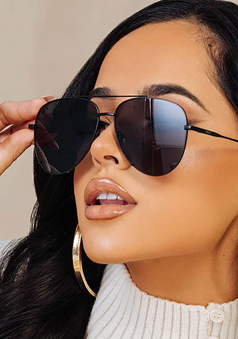 Dime Optics X Becky G 033 Sunglasses Matte Black/Grey New 4 Dime Optics X Becky G 033 Sunglasses Matte Black/Grey New