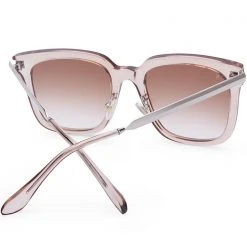 Dime Optics X Becky G 333 Sunglasses In Vintage Crystal/Sienna Gradient New 14 Dime Optics X Becky G 333 Sunglasses In Vintage Crystal/Sienna Gradient New