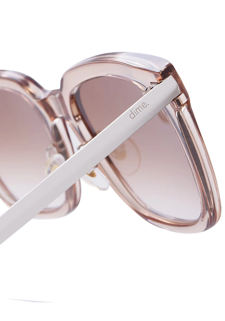 Dime Optics X Becky G 333 Sunglasses In Vintage Crystal/Sienna Gradient New 11 Dime Optics X Becky G 333 Sunglasses In Vintage Crystal/Sienna Gradient New