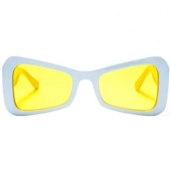 Dime Optics X Kali Uchis Kali Sunglasses In Light Blue/Yellow World Tour