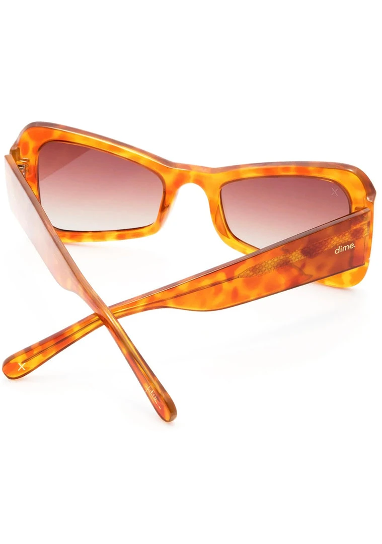 Dime Optics X Kali Uchis Kali Sunglasses In Sunset Tortoise/Brown 4 Dime Optics X Kali Uchis Kali Sunglasses In Sunset Tortoise/Brown