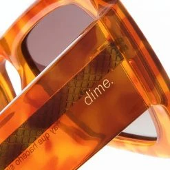 Dime Optics X Kali Uchis Kali Sunglasses In Sunset Tortoise/Brown 10 Dime Optics X Kali Uchis Kali Sunglasses In Sunset Tortoise/Brown