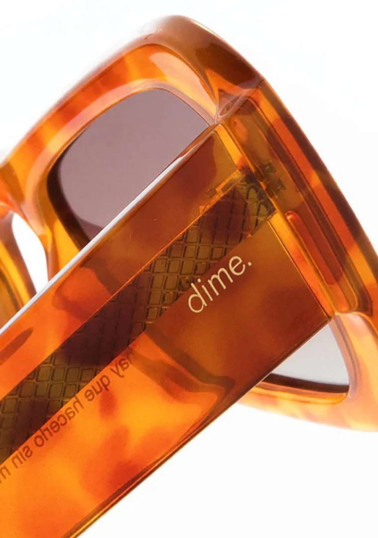 Dime Optics X Kali Uchis Kali Sunglasses In Sunset Tortoise/Brown 5 Dime Optics X Kali Uchis Kali Sunglasses In Sunset Tortoise/Brown