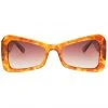 Dime Optics X Kali Uchis Kali Sunglasses In Sunset Tortoise/Brown