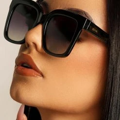 LA Style Rush Sales 26 Dime Optics X Les Do Makeup EPTX Sunglasses In Black/Grey Gradient New