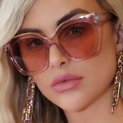 Dime Optics X Lala Kent Ocean Sunglasses In Cotton Candy Pink/Pink New
