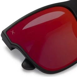 Dime Optics New X Sssniperwolf 001 Sunglasses In Matte Black / Red