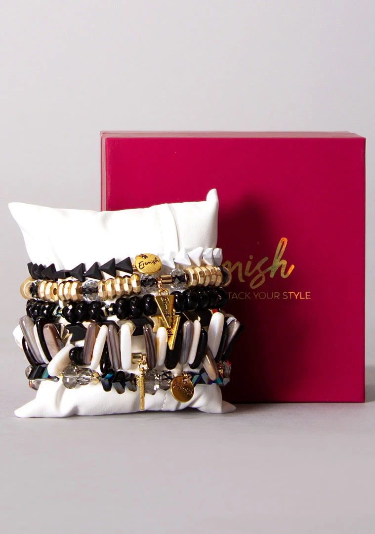 Erimish Champagne Night Bracelet Stack The Great Fantastic 4 Erimish Champagne Night Bracelet Stack The Great Fantastic