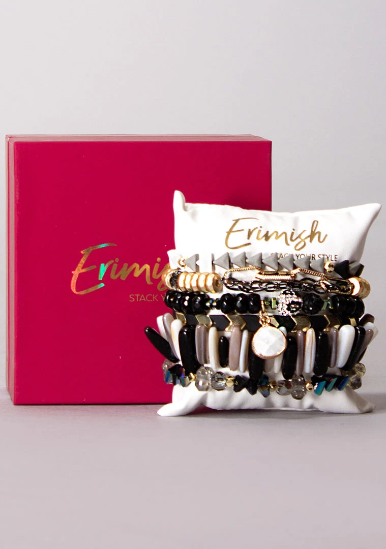 Erimish Champagne Night Bracelet Stack The Great Fantastic 3 Erimish Champagne Night Bracelet Stack The Great Fantastic
