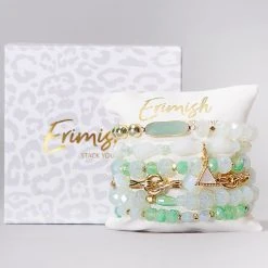 Erimish Mad World Iced Mojito Bracelet Stack