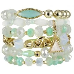 Erimish Mad World Iced Mojito Bracelet Stack