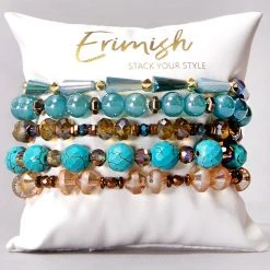 Erimish Frosted Wonderland Bracelet Stack