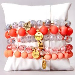 Erimish Orange Pop Bracelet Stack World Tour