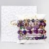 Erimish Lavender Love Bracelet Stack Mad World 2 Erimish Lavender Love Bracelet Stack Mad World