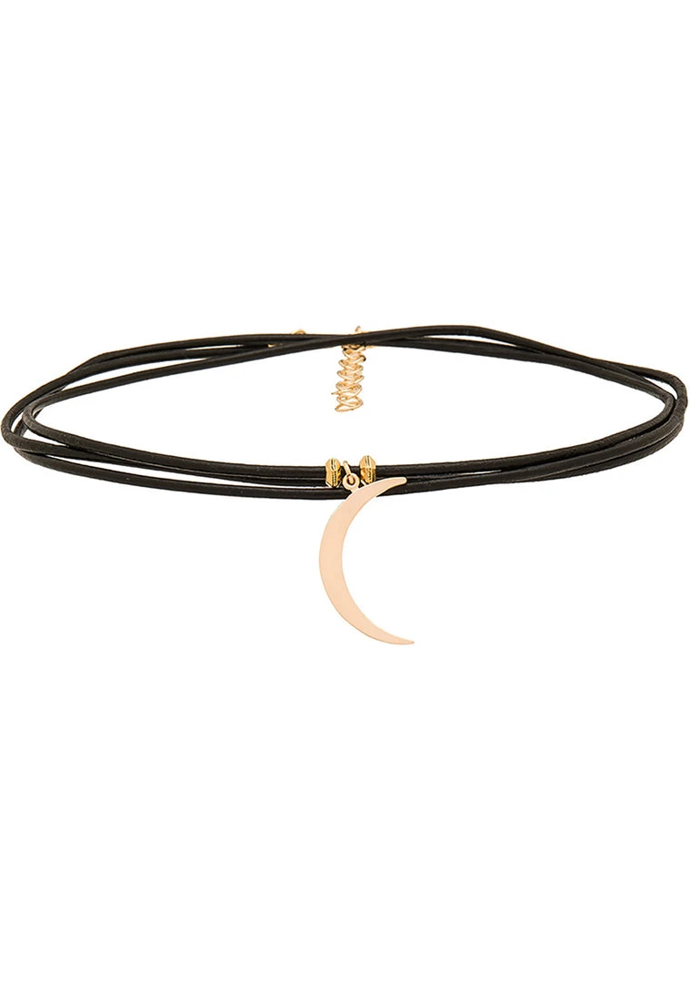 Fraiser Sterling Accessories 3 Wrap Ransom Choker In Black Moon 4 Fraiser Sterling Accessories 3 Wrap Ransom Choker In Black Moon