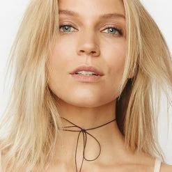 Fraiser Sterling Disco Fever Bowtie Stars Choker In Black Accessories 9 Fraiser Sterling Disco Fever Bowtie Stars Choker In Black Accessories