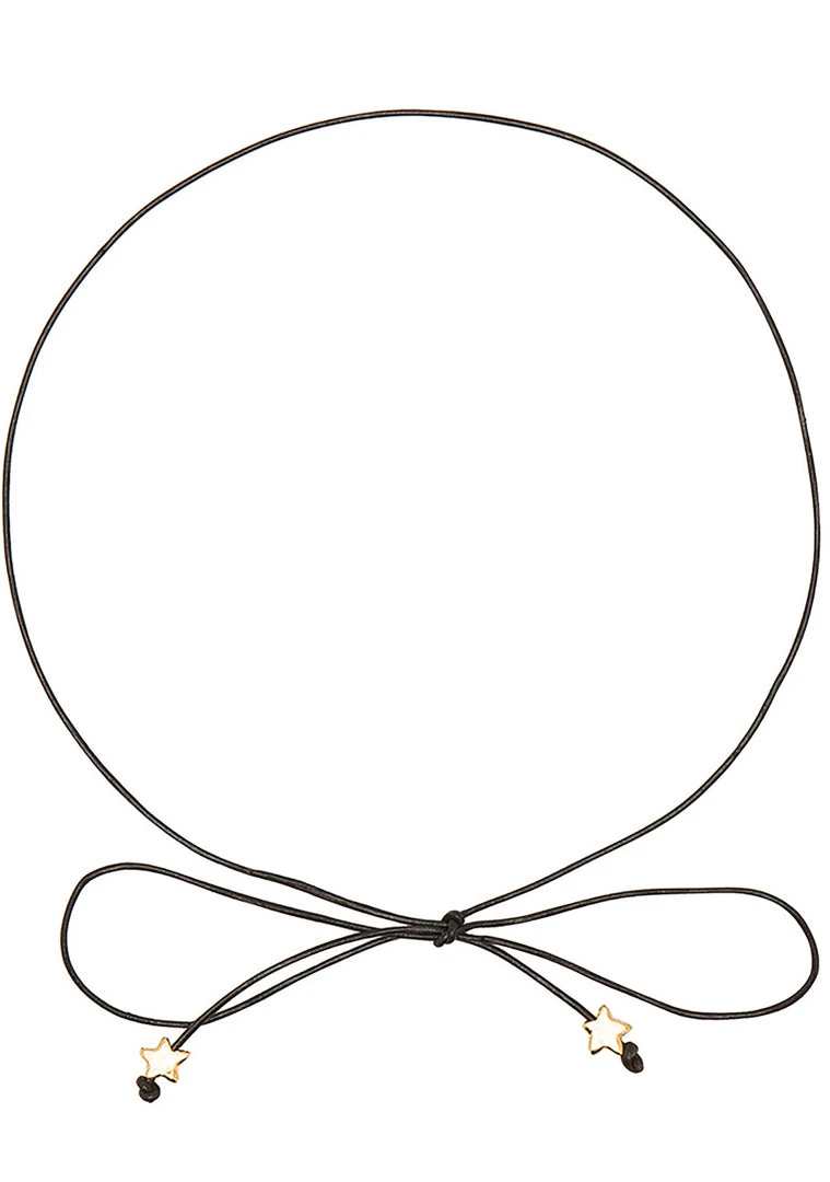 Fraiser Sterling Disco Fever Bowtie Stars Choker In Black Accessories 3 Fraiser Sterling Disco Fever Bowtie Stars Choker In Black Accessories