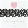 Fraiser Sterling Lacey Daisy Choker In Black