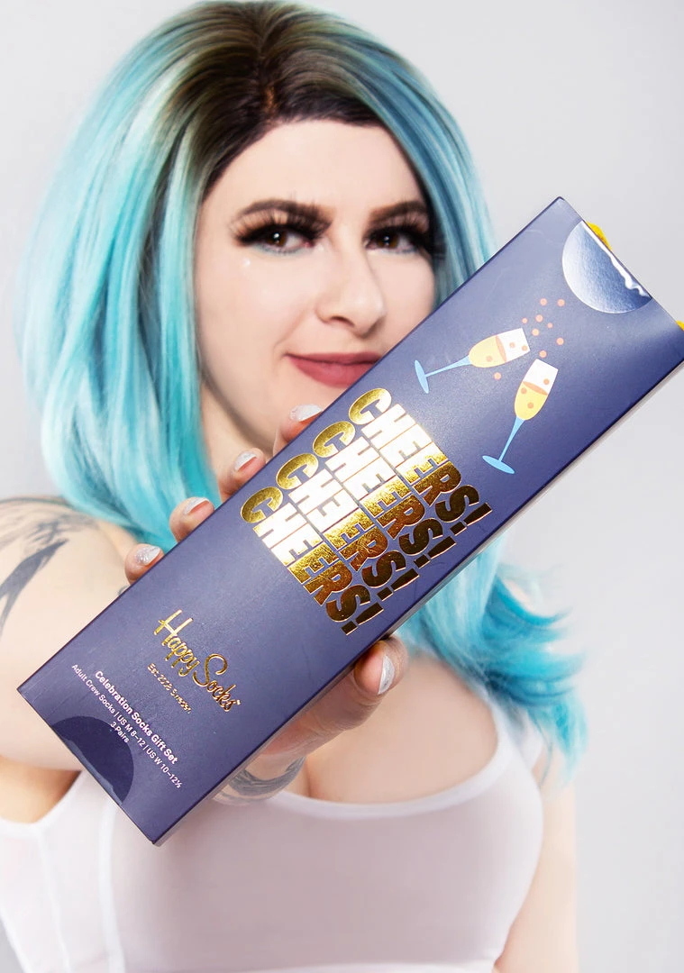 Happy Socks The Great Fantastic Celebration Socks 3PK Gift Box Set 3 Happy Socks The Great Fantastic Celebration Socks 3PK Gift Box Set