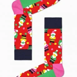 Happy Socks Gingerbread Holiday Socks 3PK Gift Box Set 10 Happy Socks Gingerbread Holiday Socks 3PK Gift Box Set