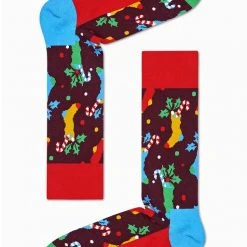 Happy Socks Gingerbread Holiday Socks 3PK Gift Box Set 9 Happy Socks Gingerbread Holiday Socks 3PK Gift Box Set