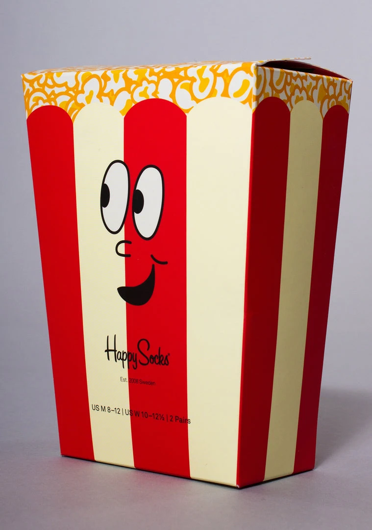 Happy Socks The Great Fantastic Snack 2PK Gift Box Set 4 Happy Socks The Great Fantastic Snack 2PK Gift Box Set