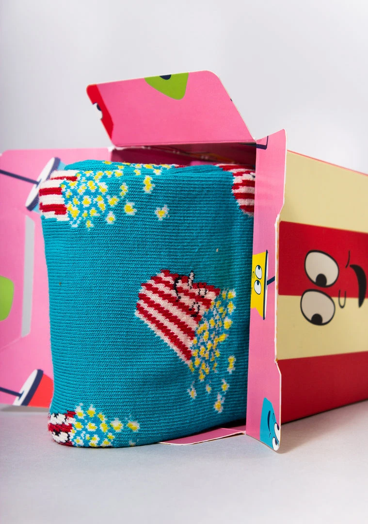 Happy Socks The Great Fantastic Snack 2PK Gift Box Set 5 Happy Socks The Great Fantastic Snack 2PK Gift Box Set