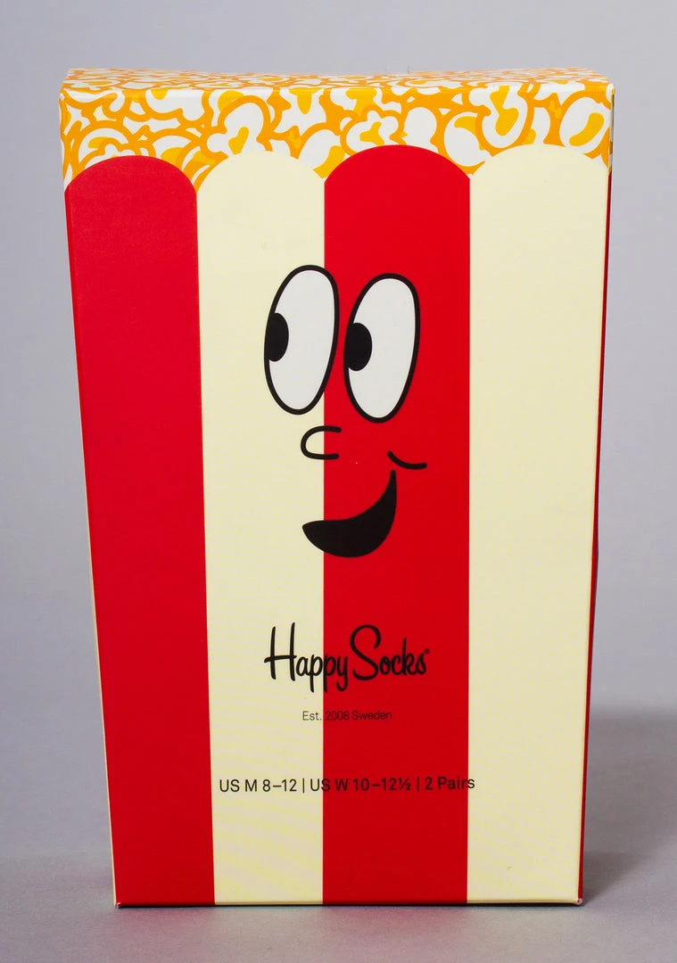 Happy Socks The Great Fantastic Snack 2PK Gift Box Set 3 Happy Socks The Great Fantastic Snack 2PK Gift Box Set
