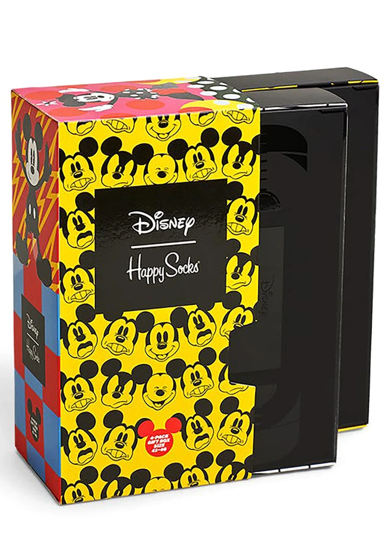 Happy Socks X Disney VHS 4PK Sock Gift Set The Great Fantastic 4 Happy Socks X Disney VHS 4PK Sock Gift Set The Great Fantastic