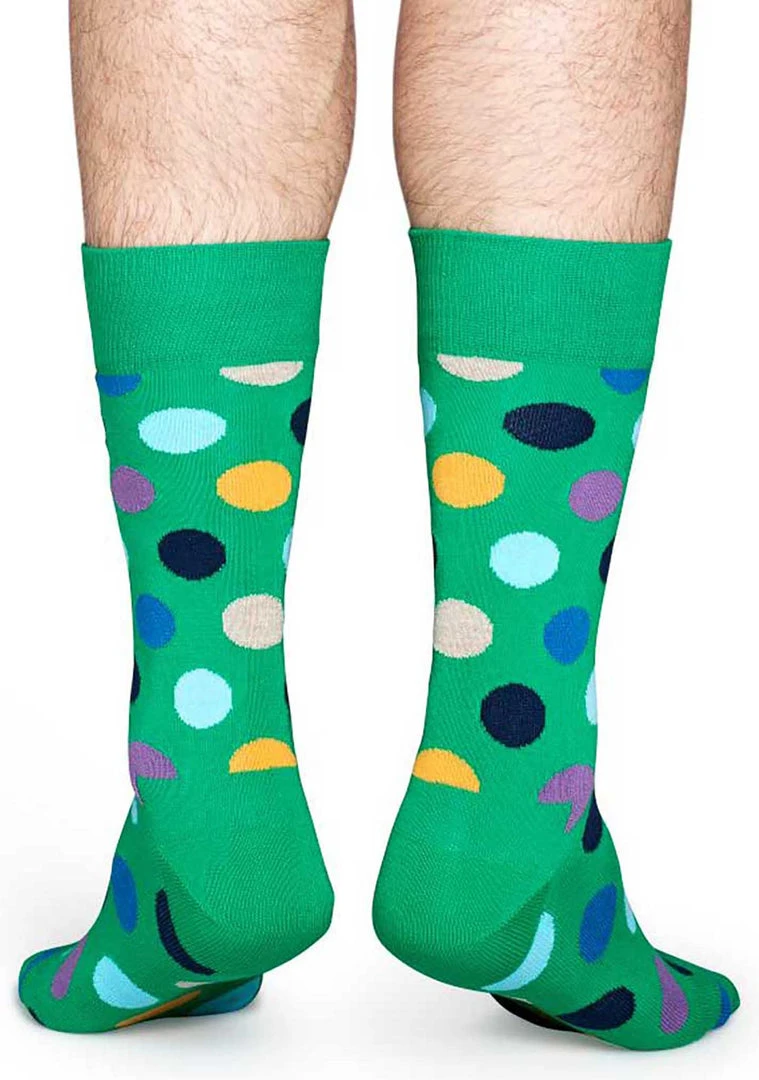 Happy Socks Big Dot Socks In Green The Great Fantastic 3 Happy Socks Big Dot Socks In Green The Great Fantastic